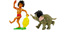 Dschungelbuch Figuren aus den Ü-Ei Kaa Mogli The Jungle Book Figures Figur Baghira Shir Jungle Book Tarzan