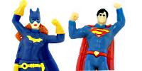 Justice League Figueren die Super Helden aus dem Kinder Überraschungsei