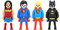 DC Playmobil Figuren aus dem Überraschungsei - Ü-Ei - KÜ Surprise Egg Kinder Joy Ei