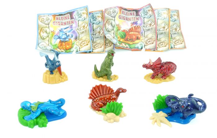 Alle 6 Figuren der kleinen Giganten (Komplettsätze)