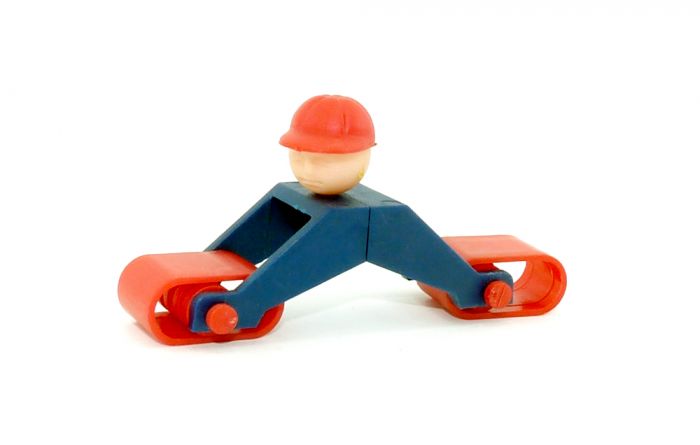 Bauwalzenroller von 1983 / 84 (Alte Ü-Ei Inhalte - Bermes-Design)