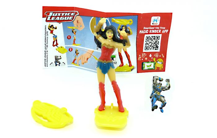WONDER WOMAN von den Justice League mit Beipackzettel DV412