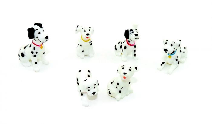 101 Dalmatiner Figuren besteht aus 6 schönen Figuren von 1994 [Firma Nestle]