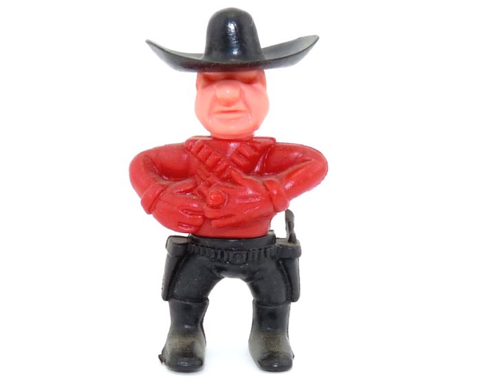 Rot - schwarz Cowboy mit Patronengurt