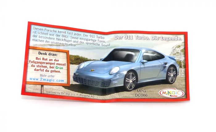 Der 911 Porsche Turbo (Beipackzettel)