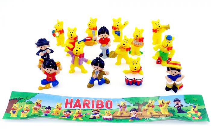 15 Haribo Goldbären Figuren mit Beipackzettel
