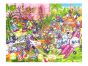 Maxi Ei Puzzle der Happy Hippo Hochzeit mit Beipackzettel (150 Teile)
