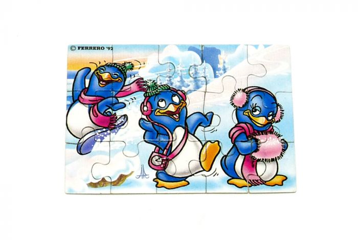 Puzzleecke von den Peppy Pingos mit ohne BPZ. 15 teilige Ecke oben rechts