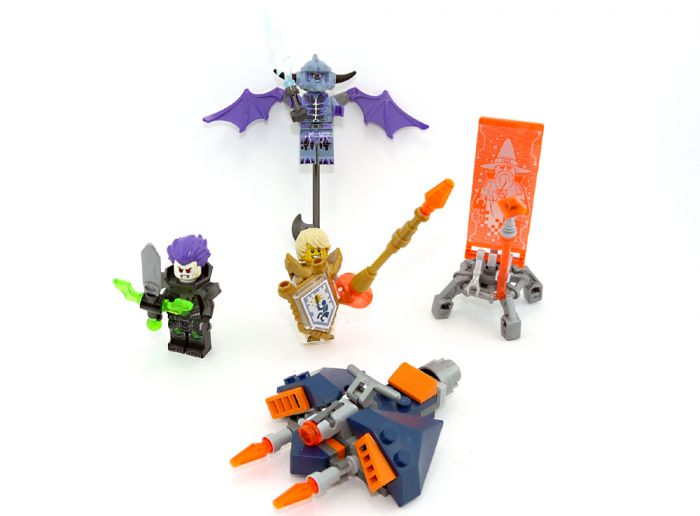 5 Set Lego Nexo Knights. Lance, Fred, Merlok 2.0, Knights Ultra und Stone Giant