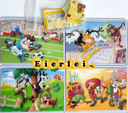 Alle 5 Puzzleecken von den Looney Tunes Activ mit BPZ
