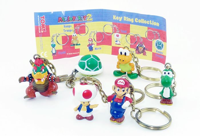 Super Mario Party 2 mit BPZ als Schlüsselanhänger von Firma Tomy