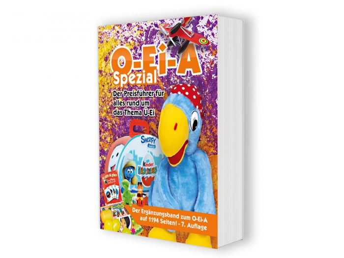 O-Ei-A Katalog Spezial (7 Auflage - 2021) ist der Preisführer für alles rund um das Thema Ü-Ei