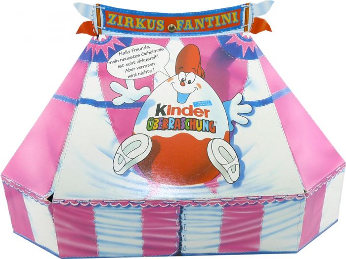 Diorama von den Funny Fanten in der Manege als Zirkuszelt