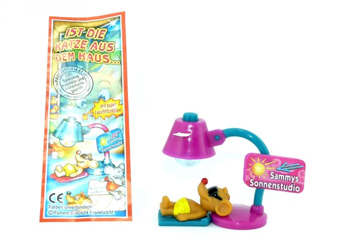 Sammys Sonnenstudio Lampenschirm lilarosa (Katze aus dem Haus)