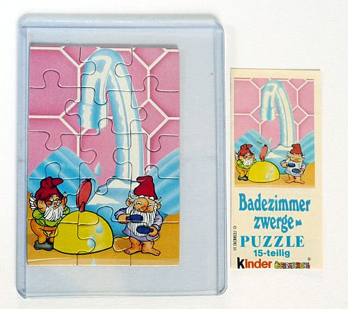 Puzzleecke oben links von den Badezimmerzwergen mit BPZ