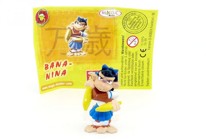 Bana - Nina, aus der Serie "Zoff im Affenstall" mit Beipackzettel