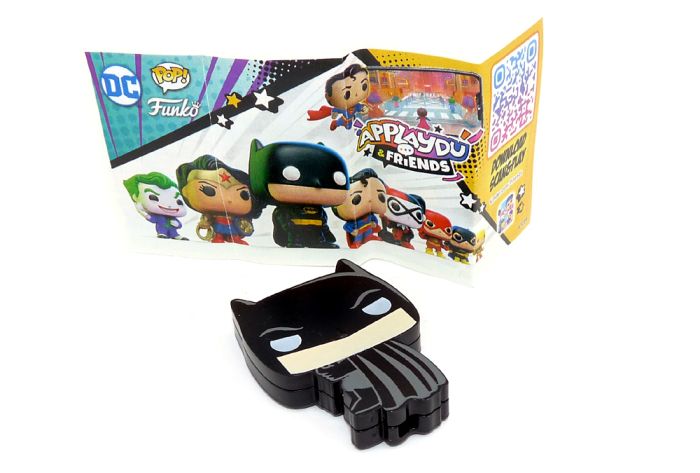 KINDER JOY DC SUPER HEROES FUNKO POP - BATMAN mit Beipackzettel [Kennung VT284  ]