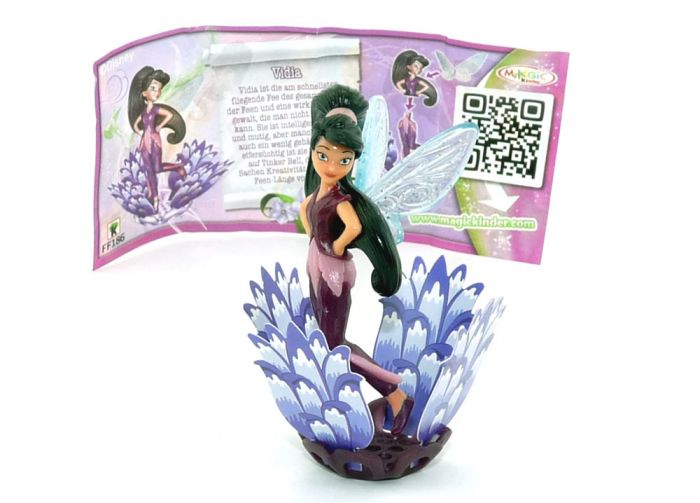 Vidia von den Disney Fairies mit Beipackzettel