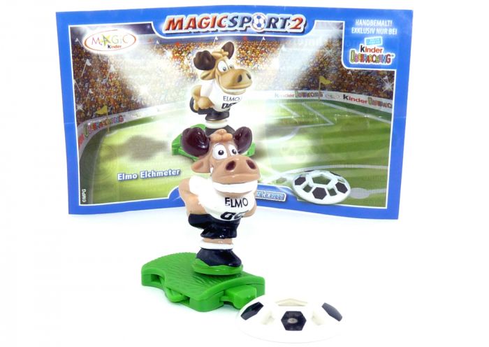 Elmo Elchmeter mit deutschen Beipackzettel und Ball (Magic Sport 2)