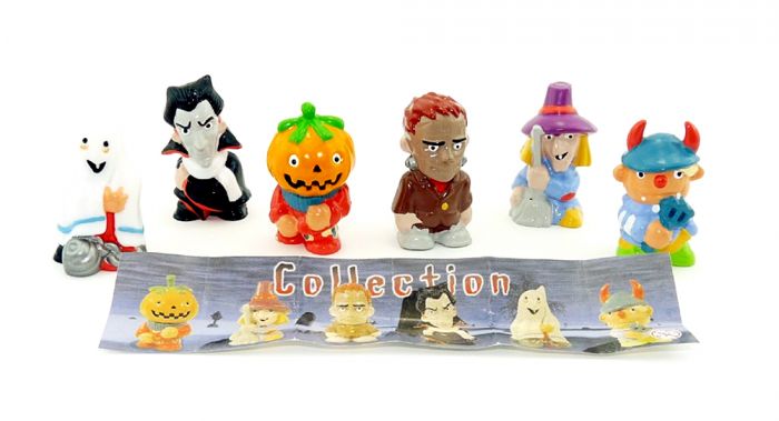 Collection Helloween Figuren, 6 Stück mit Beipackzettel