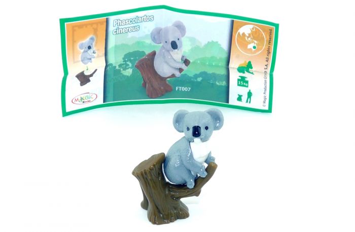 Koala Bär Figur von den Natoons mit Zettel [FT007]