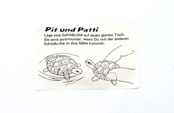 Beipackzettel von Pit und Patti - Schildkröte