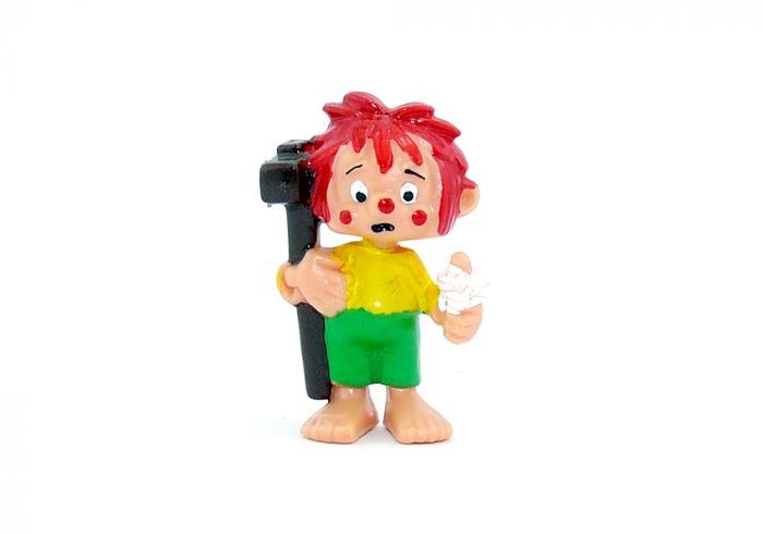 Pumuckl Handwerker mit brauen Hammer (Ü-Ei Variante)