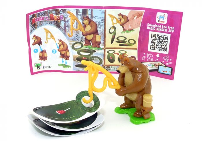 Misha mit Angel von Masha und der Bär 6 mit Beipackzettel [EN537]