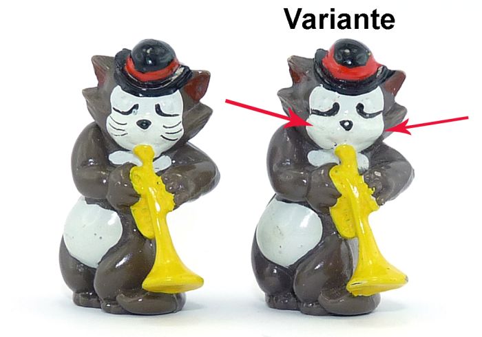 Swingy, wo die 6 Barthaare nicht schwarz bemalt wurden (Ü-Ei Variante wo die Bemalung fehlt)