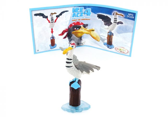 Silas aus der Serie Ice Age 4 mit Beipackzettel