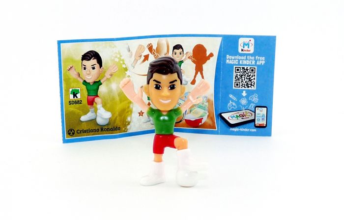 Christiano Ronaldo Figur mit Beipackzettel von den TEEN IDOLS (SD682)