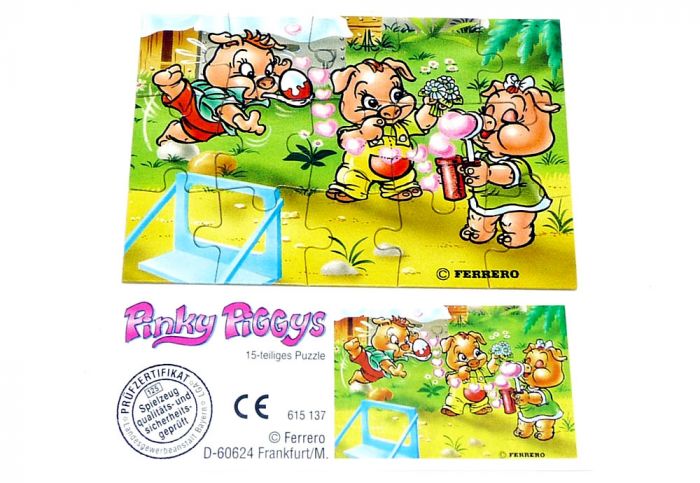 Pinky Piggys Puzzleecke unten rechts mit Beipackzettel
