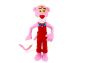 Pink Panther als Maler. Der rosarote Panther als EU Steckfigur