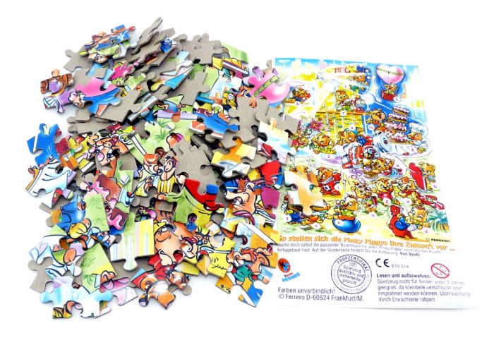 Maxi Ei Puzzle Pinky Piggys mit Beipackzettel  (150 Teile Puzzle)
