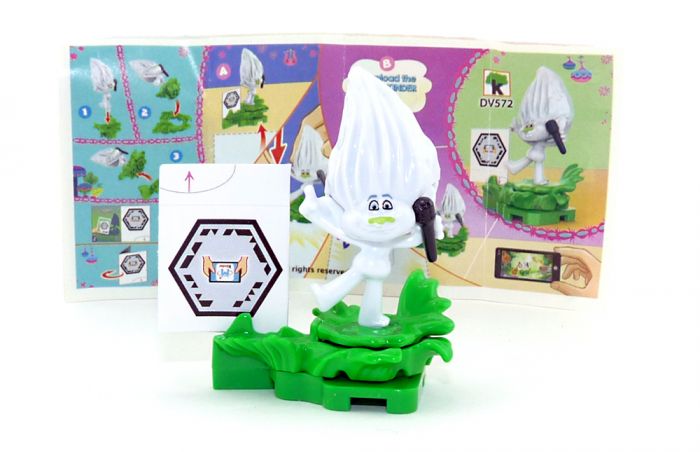 DIAMOND Figur von den "Trolls World Tour" mit Beipackzettel DV572 