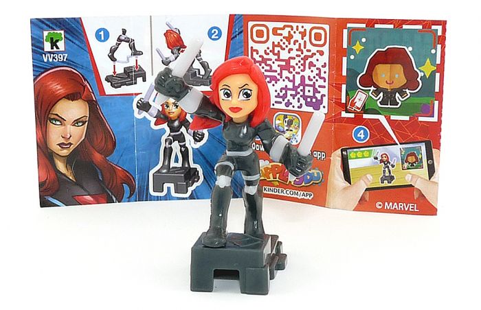 Black Window aus der Serie Marvel Heroes mit Beipackzettel Nummer VV397