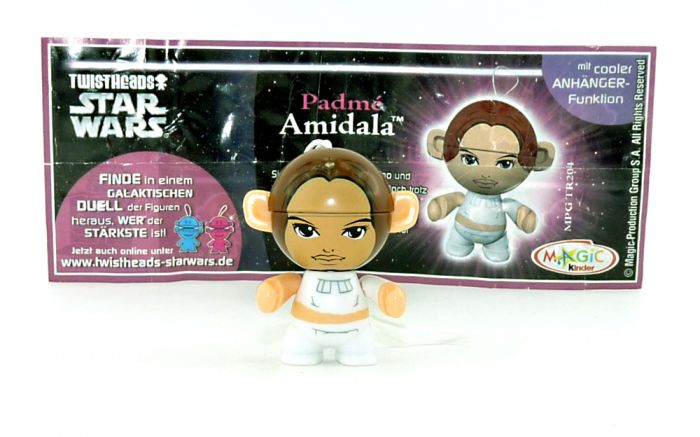 Padmé Amidala aus der Serie Star Wars - Twistheads mit Zettel