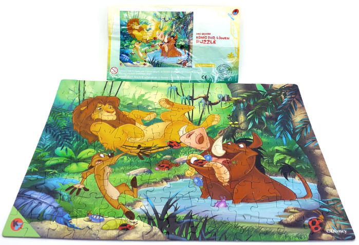 Maxi Ei Puzzle König der Löwen mit Beipackzettel (Puzzle)