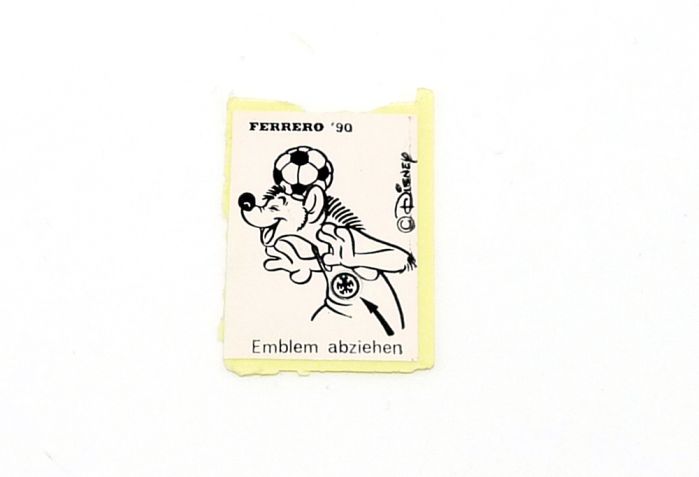 Tricky Tom Emblem Aufkleber auf Folie von 1990