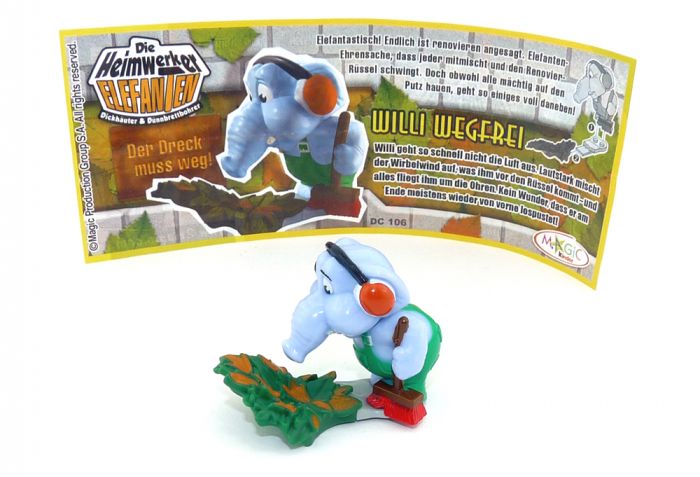 WILLI WEGFREI mit Beipackzettel (Die Heimwerker Elefanten)