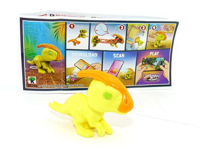 JURASSIC WORLD  Parasarrolohus Funko Pop aus KINDER JOY Ei von 2024 [Kennung VQ284]