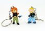 Kim Possible und Ron Stoppable als Schlüsselanhänger. Größe der Figuren 40mm