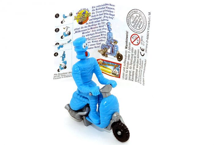 Mumie auf Motorrad vom Monster Hotel