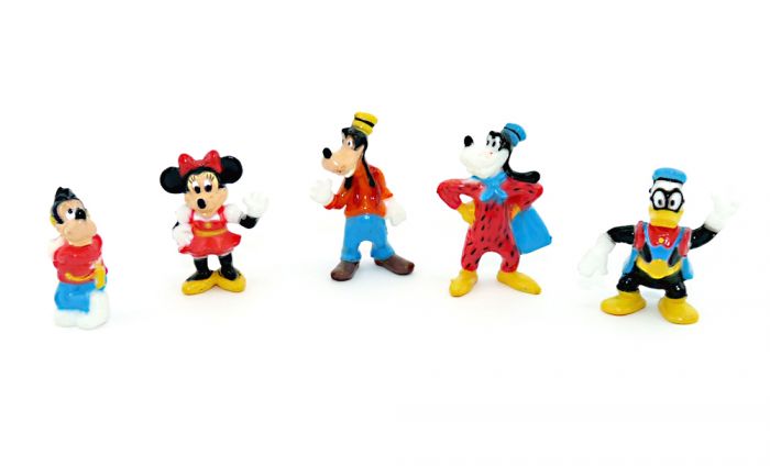 5 Walt Disney Figuren