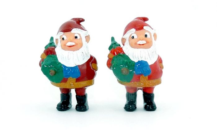 Zwerge mini klein Gartenzwerge Mütze rot Figuren aus dem