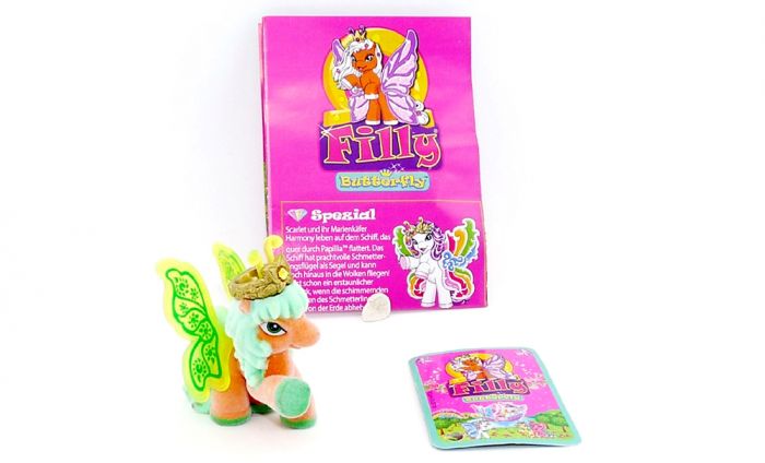 Filly Unicorn Butterfly "Sun" mit Beipackzettel und Karte