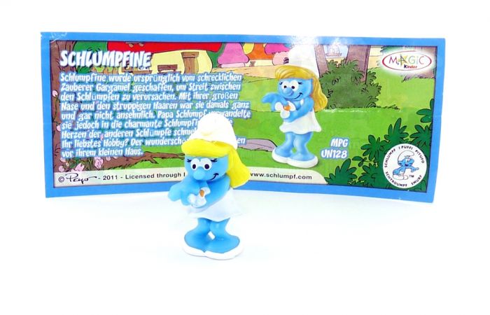 Schlumpfine mit Beipackzettel (Schlümpfe 2011)