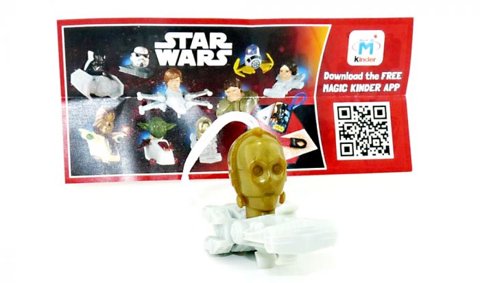 C3 PO von Star Wars mit Beipackzettel (FS326)