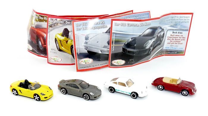 Porsche Set Modelle 2013, KOLLEKTION 3 aus dem Ü-Ei