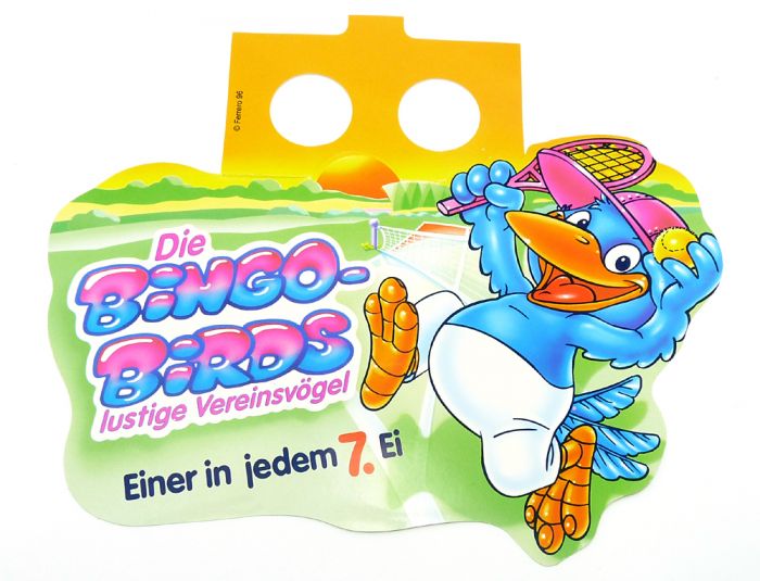 Palettenanhänger der Serie Die Bingo Birds